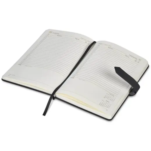 Altitude Enterprise A5 2027 Diary & Milestone Pen Open Page A Day