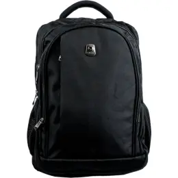 Volkano Stealth Series Business, Travel And Laptop Backpack Black Front