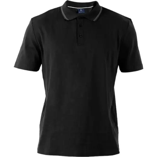 Mens Luxe Interlock Golfer Black