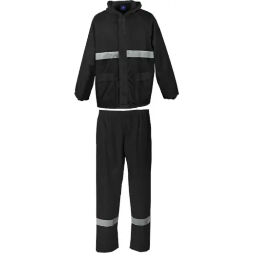 Barron Essential Rain Suit with Tape Black