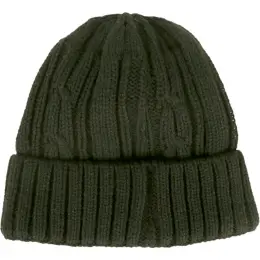 Cable Knit Beanie Olive