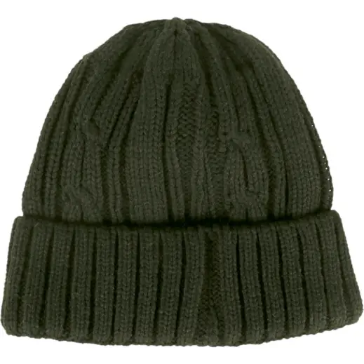 Cable Knit Beanie Olive