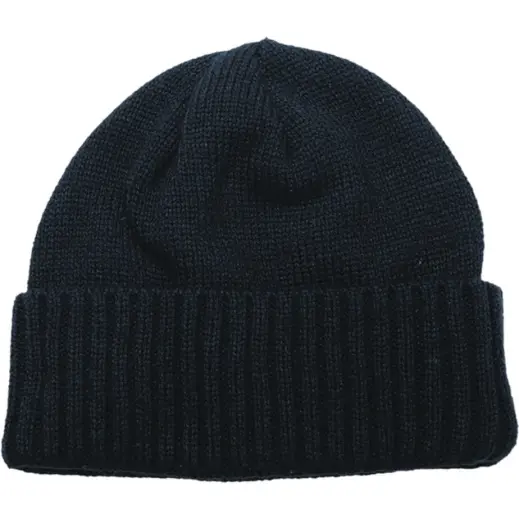 Rib Cuff Beanie Navy