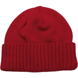 Rib Cuff Beanie Red