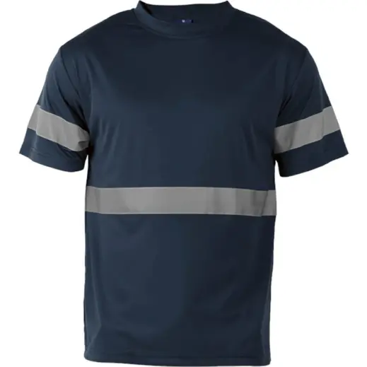 135g Essential T-Shirt with Tape  Navy
