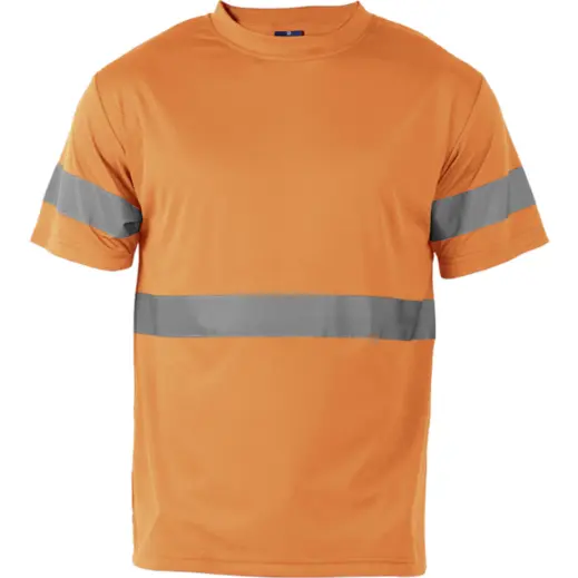 135g Essential T-Shirt with Tape Safety Orange