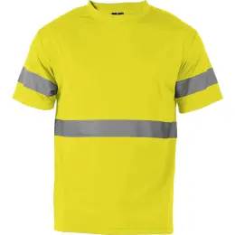 135g Essential T-Shirt with Tape Safety Yellow