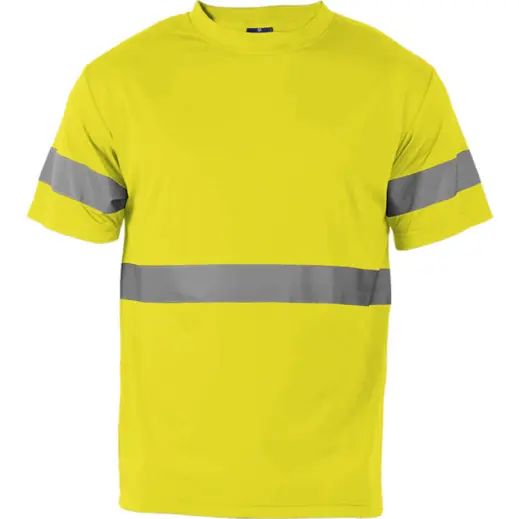 135g Essential T-Shirt with Tape Safety Yellow