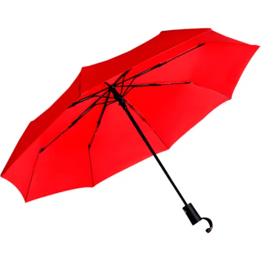 Deluxe Compact Umbrella Red