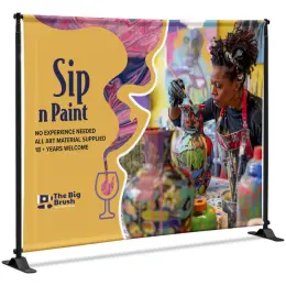Adjustable Banner Stand Pro - 1.6m x 2.2m image