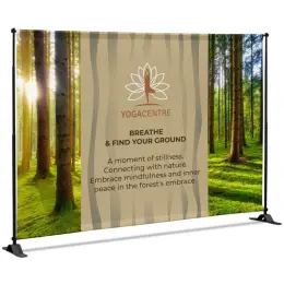 Adjustable Banner Stand Eco - 1.6m x 2.4m image