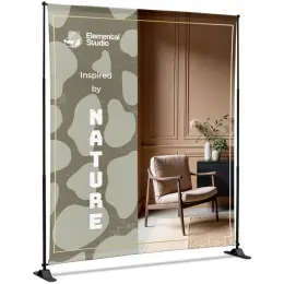 Adjustable Banner Stand Eco - 2.4m x 2m image
