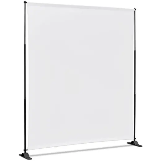 Adjustable Banner Stand Eco - 2.4m x 2m Unbranded Angle