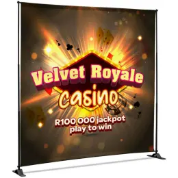Adjustable Banner Stand Eco - 2.25m x 2.4m Branded Angle
