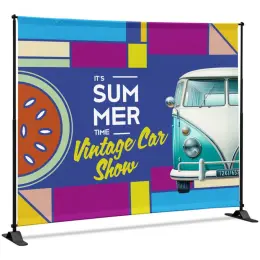 Adjustable Banner Stand Eco - 1.6m x 2m Branded Angle