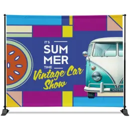 Adjustable Banner Stand Eco - 1.6m x 2m Branded Front