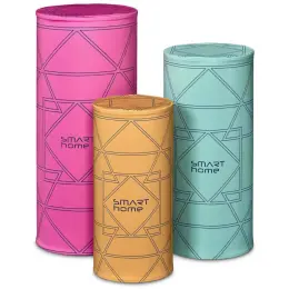 Pedestal Tables (Set of 3) Branded Display