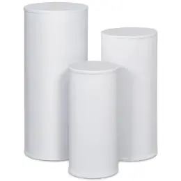 Pedestal Tables (Set of 3) Unbranded Display