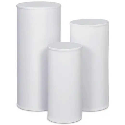 Pedestal Tables (Set of 3) Unbranded Display