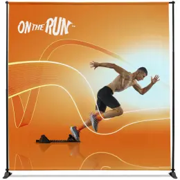 Adjustable Banner Stand Pro 3m x 3m Branded Front