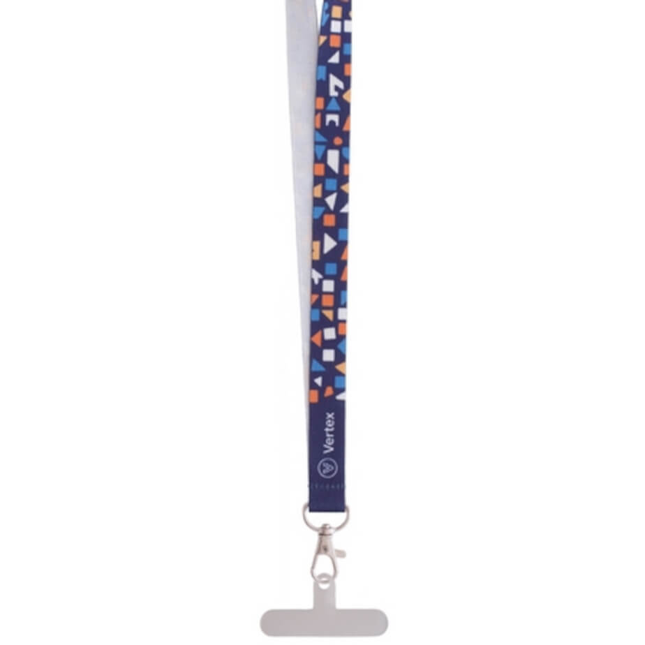 Petersham Lanyard With Hangtab - Single Side Print image