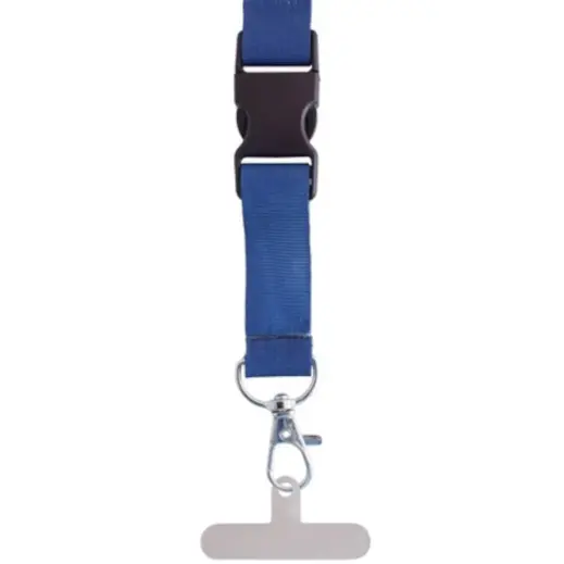 Petersham Lanyard With Buckle & Hangtab - Single Side Print Close Up