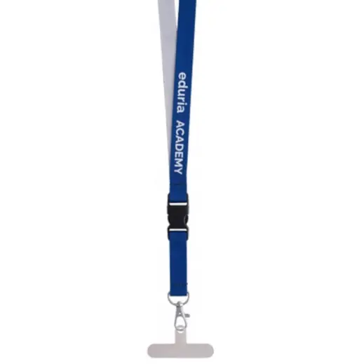 Petersham Lanyard With Buckle & Hangtab - Single Side Print Display