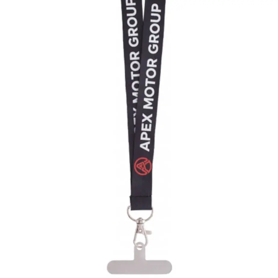 Petersham Lanyard With Hangtab - Double Side Print Display