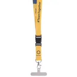 Petersham Lanyard With Buckle & Hangtab - Double Side Print Display