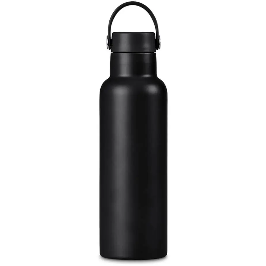 Kooshty Orinoko Stainless Steel Vacuum Water Bottle Black Front