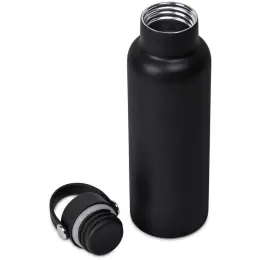 Kooshty Orinoko Stainless Steel Vacuum Water Bottle Black Open