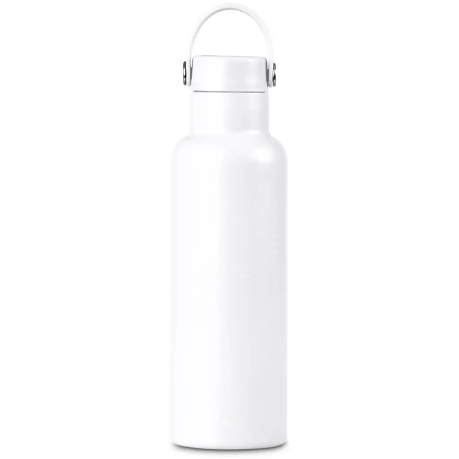 Kooshty Orinoko Stainless Steel Vacuum Water Bottle Solid White Front