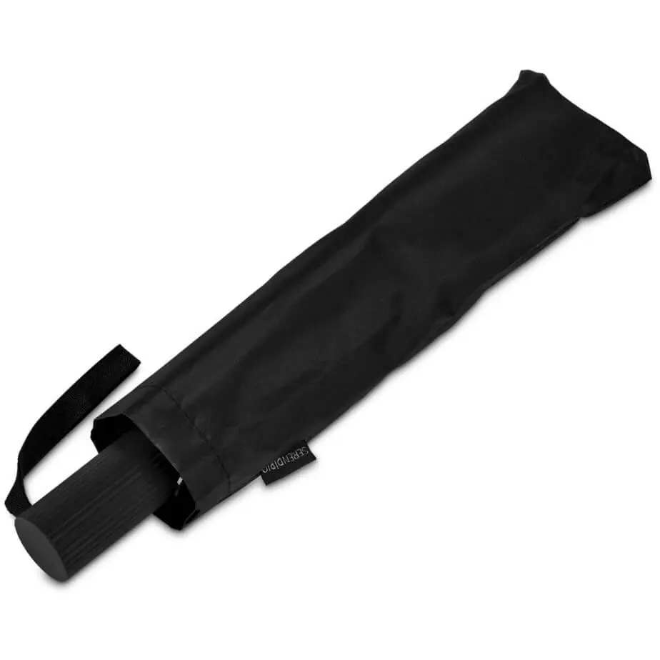 Serendipio Milestone Auto-Open Compact Umbrella Black Case