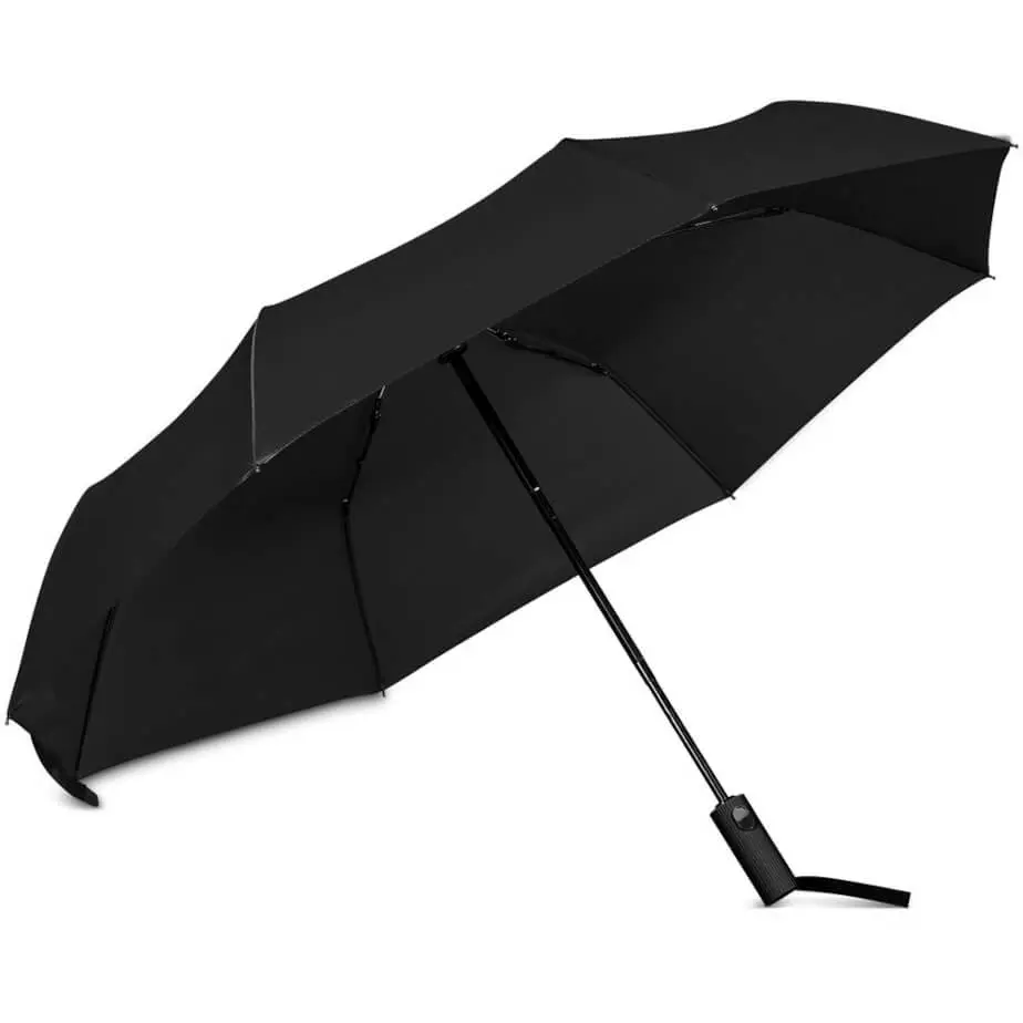 Serendipio Milestone Auto-Open Compact Umbrella Black Inner
