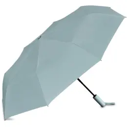 Serendipio Milestone Auto-Open Compact Umbrella Dusty Teal Open