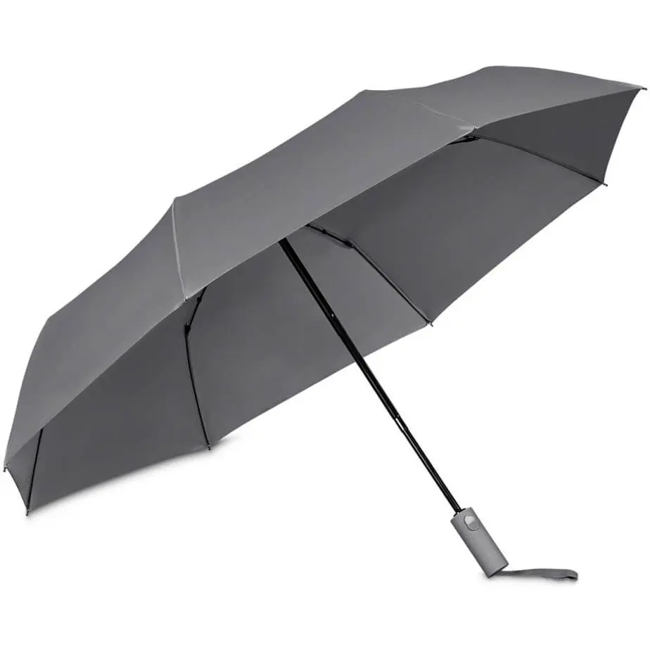 Serendipio Milestone Auto-Open Compact Umbrella Grey Inner