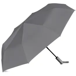 Serendipio Milestone Auto-Open Compact Umbrella Grey Open