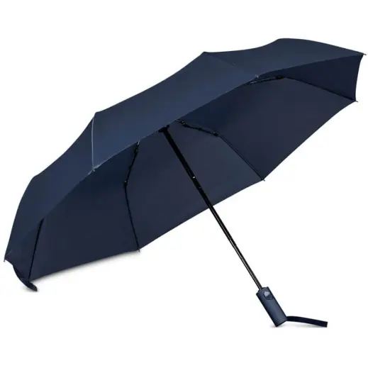 Serendipio Milestone Auto-Open Compact Umbrella Navy Inner