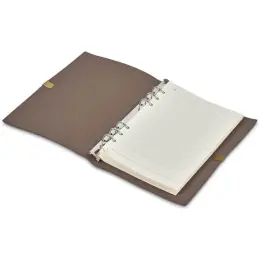 Serendipio Heritage Refillable A5 Ring-Bound Notebook Taupe Inner