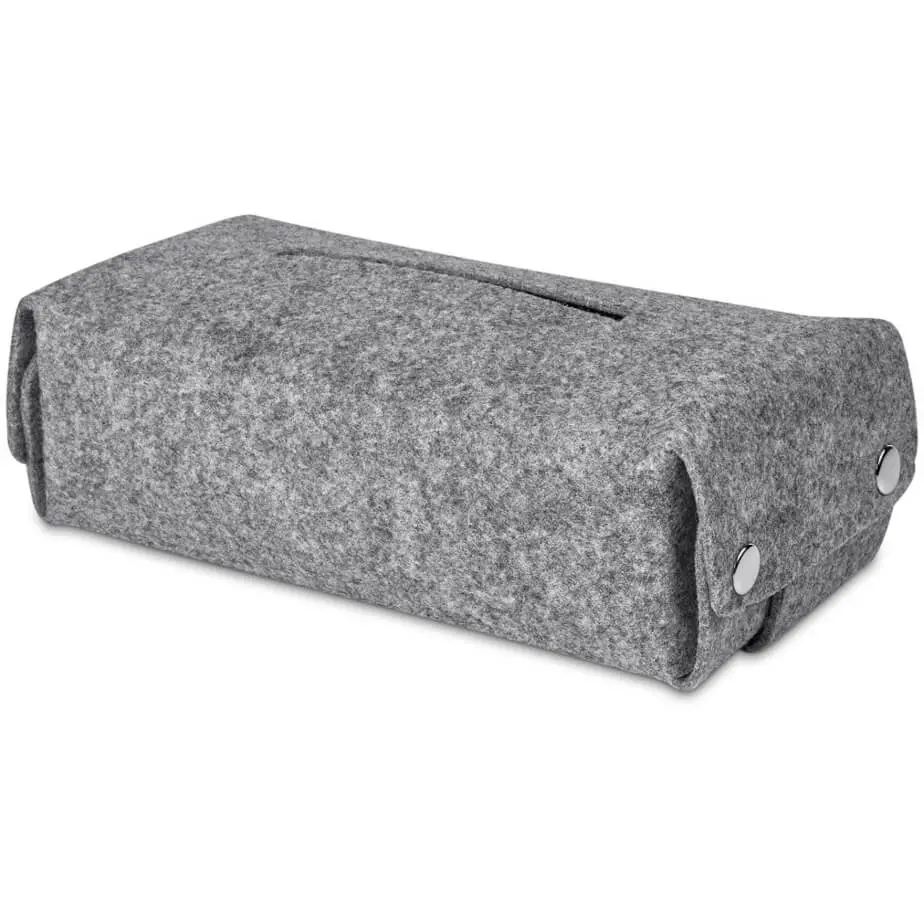 Hoppla Revive RPET Felt Tissue Box Cover Unbranded