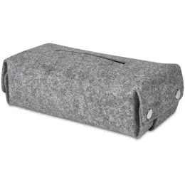 Hoppla Revive RPET Felt Tissue Box Cover Unbranded