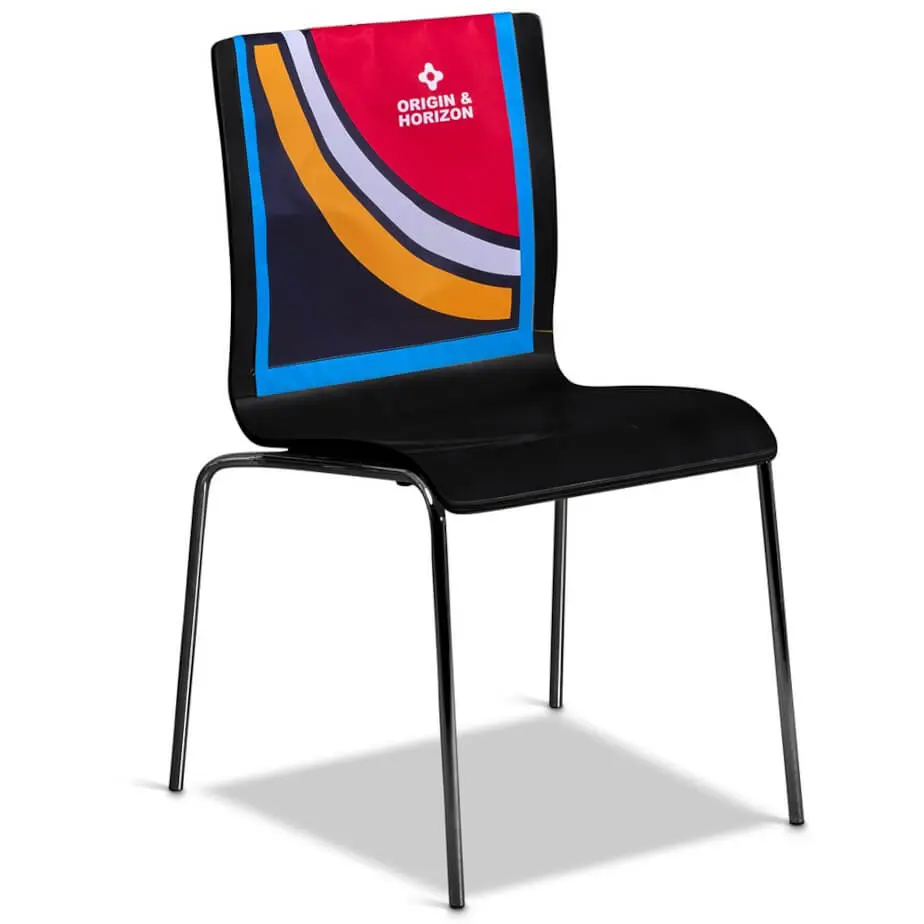 Hoppla Attendee Polyester Chair Back Cover Display