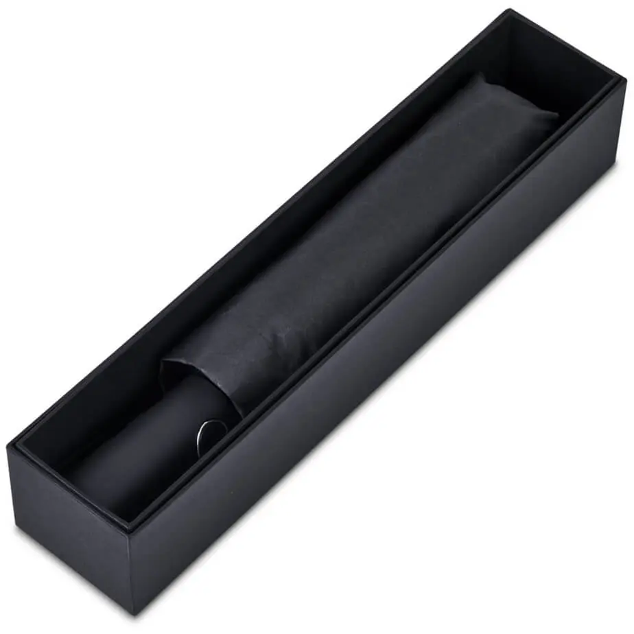 Alex Varga Altura Auto-Open Compact Umbrella Gift Box Open