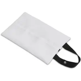 Hoppla Hanki Polyester Travel Tissue Pouch Black Front