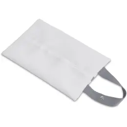 Hoppla Hanki Polyester Travel Tissue Pouch Grey Front