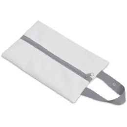 Hoppla Hanki Polyester Travel Tissue Pouch Grey Zip