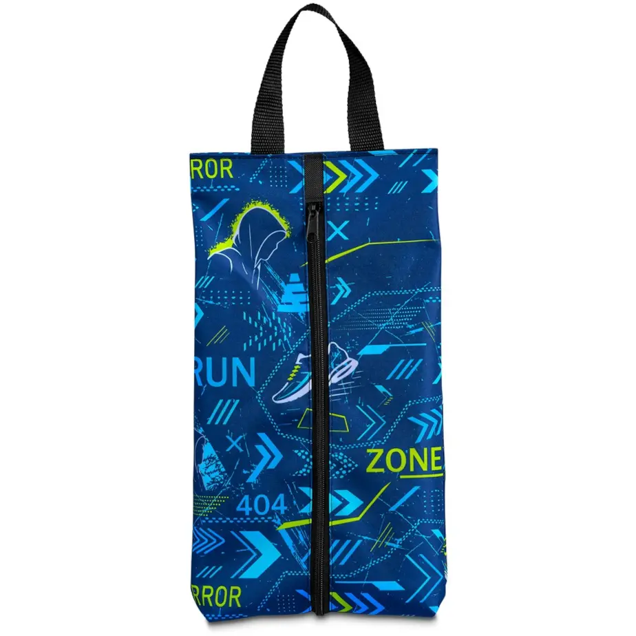 Hoppla Spikes Polyester Shoe Bag Branded Back