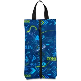 Hoppla Spikes Polyester Shoe Bag Branded Back