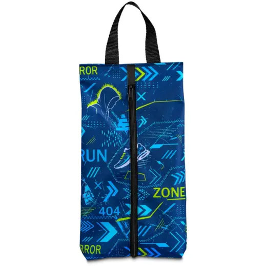 Hoppla Spikes Polyester Shoe Bag Branded Back