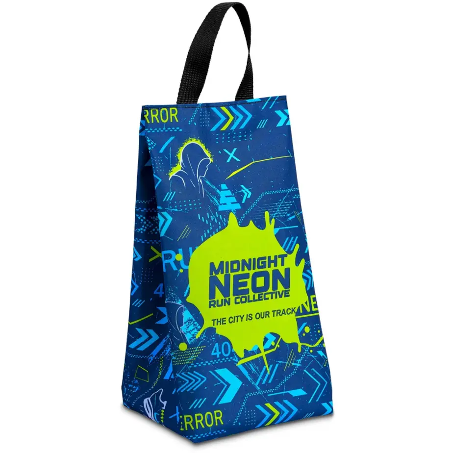 Hoppla Spikes Polyester Shoe Bag Branded Display
